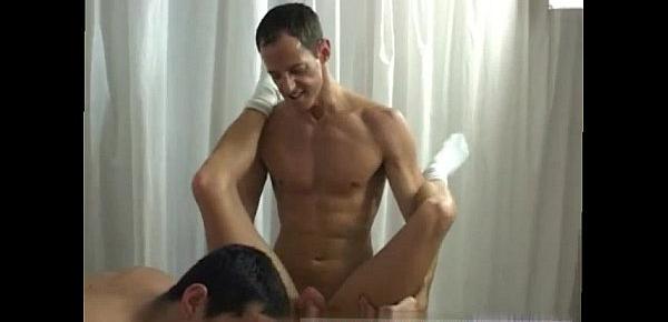 Pic physical examination and gay sex Using some of the spunk as lube,